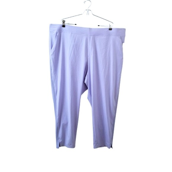 NWT ATHLETA Women's Brooklyn Ankle Pant Victorian Periwinkle Blue Plus Sz 24 - Picture 1 of 9
